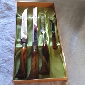 Vintage finest Sheffield England carving set